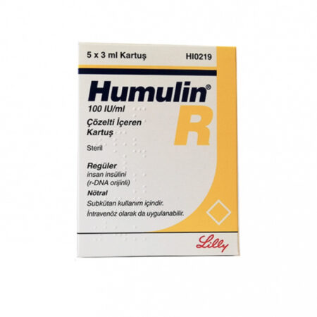 Buy Humulin R 100IU (Cart) Insulin Steroid Online - Lilly